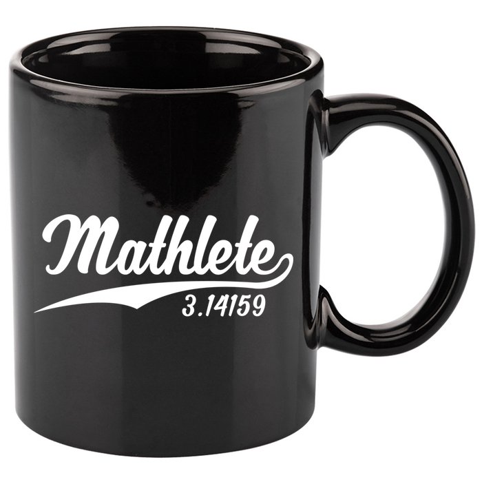 Mathlete 3 14159 Math Pi Day Mathematics Teacher Geek Nerd Cool Gift 11oz C Handle Ceramic Mug