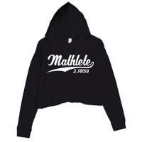 Mathlete 3 14159 Math Pi Day Mathematics Teacher Geek Nerd Cool Gift Crop Fleece Hoodie