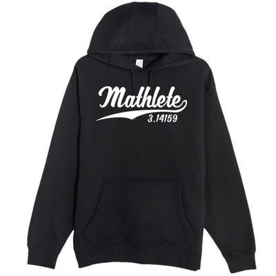 Mathlete 3 14159 Math Pi Day Mathematics Teacher Geek Nerd Cool Gift Premium Pullover Hoodie