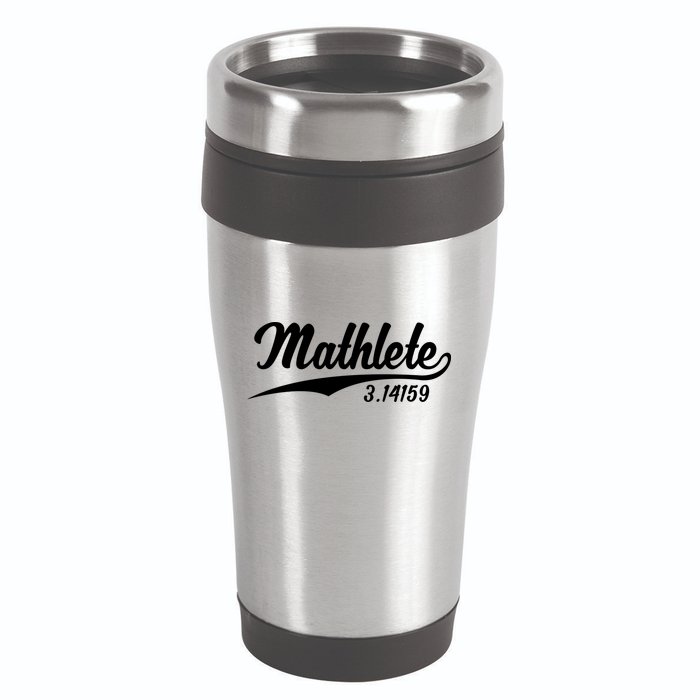 Mathlete 3 14159 Math Pi Day Mathematics Teacher Geek Nerd Cool Gift 16oz Travel Tumbler