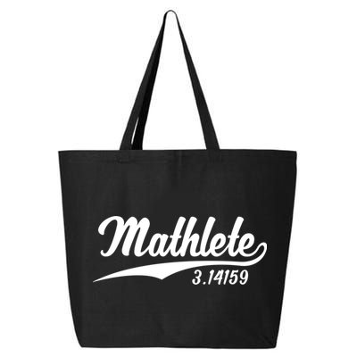 Mathlete 3 14159 Math Pi Day Mathematics Teacher Geek Nerd Cool Gift 25L Jumbo Tote