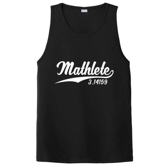 Mathlete 3 14159 Math Pi Day Mathematics Teacher Geek Nerd Cool Gift PosiCharge Competitor Tank