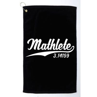 Mathlete 3 14159 Math Pi Day Mathematics Teacher Geek Nerd Cool Gift Golf Towel