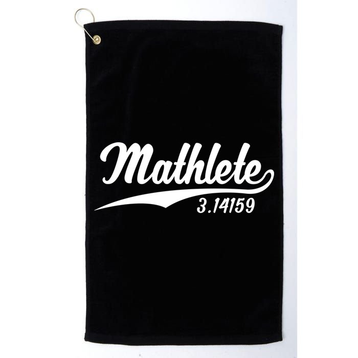 Mathlete 3 14159 Math Pi Day Mathematics Teacher Geek Nerd Cool Gift Golf Towel