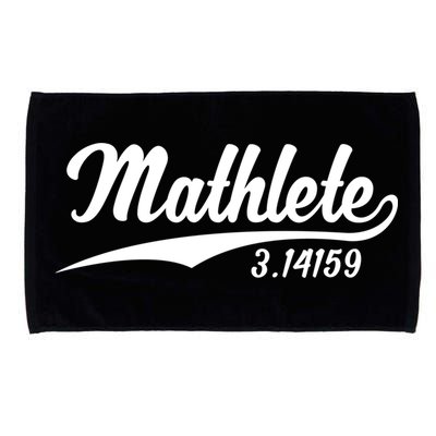 Mathlete 3 14159 Math Pi Day Mathematics Teacher Geek Nerd Cool Gift Microfiber Hand Towel