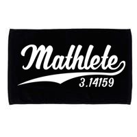 Mathlete 3 14159 Math Pi Day Mathematics Teacher Geek Nerd Cool Gift Microfiber Hand Towel