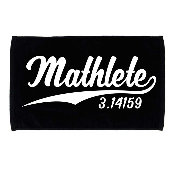 Mathlete 3 14159 Math Pi Day Mathematics Teacher Geek Nerd Cool Gift Microfiber Hand Towel