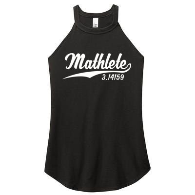 Mathlete 3 14159 Math Pi Day Mathematics Teacher Geek Nerd Cool Gift Women's Perfect Tri Rocker Tank