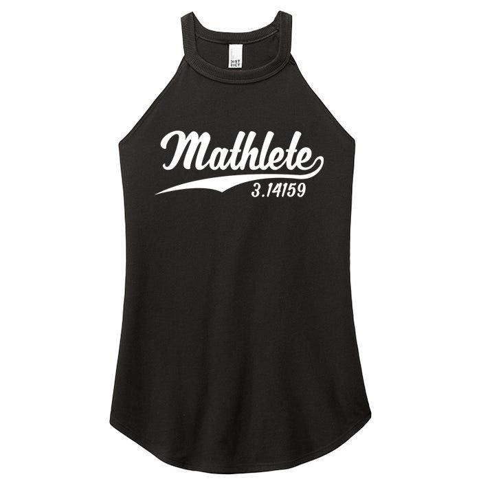 Mathlete 3 14159 Math Pi Day Mathematics Teacher Geek Nerd Cool Gift Women's Perfect Tri Rocker Tank