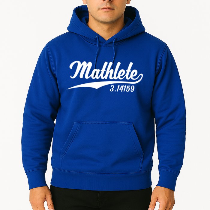 Mathlete 3 14159 Math Pi Day Mathematics Teacher Geek Nerd Cool Gift Hoodie
