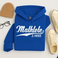 Mathlete 3 14159 Math Pi Day Mathematics Teacher Geek Nerd Cool Gift Hoodie