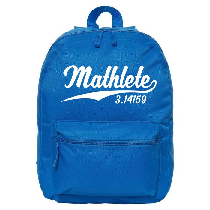 Mathlete 3 14159 Math Pi Day Mathematics Teacher Geek Nerd Cool Gift 16 in Basic Backpack