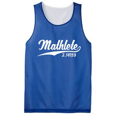 Mathlete 3 14159 Math Pi Day Mathematics Teacher Geek Nerd Cool Gift Mesh Reversible Basketball Jersey Tank