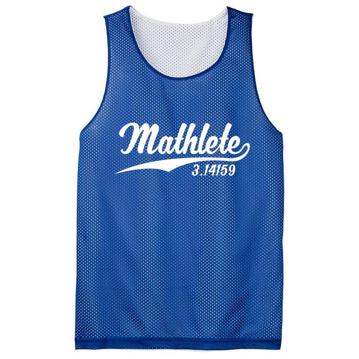 Mathlete 3 14159 Math Pi Day Mathematics Teacher Geek Nerd Cool Gift Mesh Reversible Basketball Jersey Tank