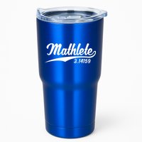 Mathlete 3 14159 Math Pi Day Mathematics Teacher Geek Nerd Cool Gift Tumbler