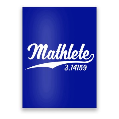 Mathlete 3 14159 Math Pi Day Mathematics Teacher Geek Nerd Cool Gift Poster