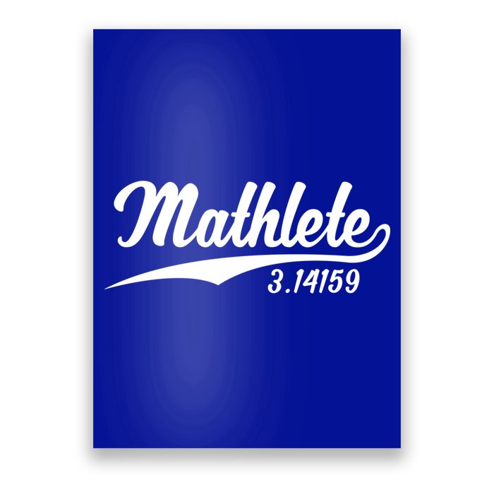 Mathlete 3 14159 Math Pi Day Mathematics Teacher Geek Nerd Cool Gift Poster