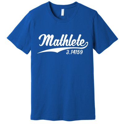 Mathlete 3 14159 Math Pi Day Mathematics Teacher Geek Nerd Cool Gift Premium T-Shirt