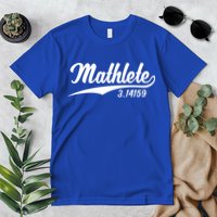 Mathlete 3 14159 Math Pi Day Mathematics Teacher Geek Nerd Cool Gift Premium T-Shirt
