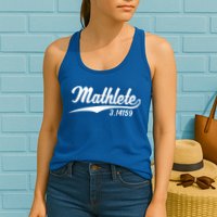 Mathlete 3 14159 Math Pi Day Mathematics Teacher Geek Nerd Cool Gift Womens Tank Top