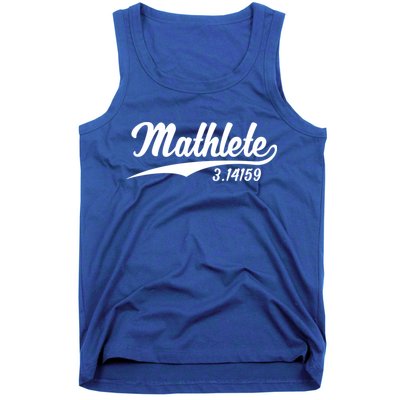 Mathlete 3 14159 Math Pi Day Mathematics Teacher Geek Nerd Cool Gift Tank Top