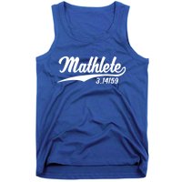 Mathlete 3 14159 Math Pi Day Mathematics Teacher Geek Nerd Cool Gift Tank Top