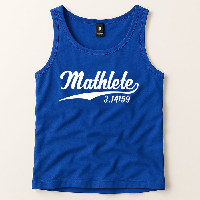 Mathlete 3 14159 Math Pi Day Mathematics Teacher Geek Nerd Cool Gift Tank Top