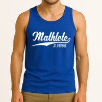 Mathlete 3 14159 Math Pi Day Mathematics Teacher Geek Nerd Cool Gift Tank Top