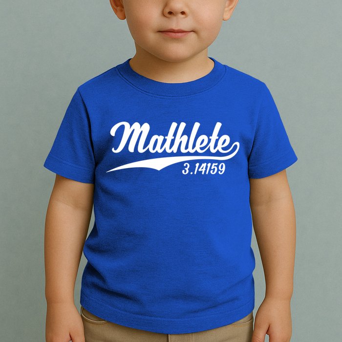 Mathlete 3 14159 Math Pi Day Mathematics Teacher Geek Nerd Cool Gift Toddler T-Shirt
