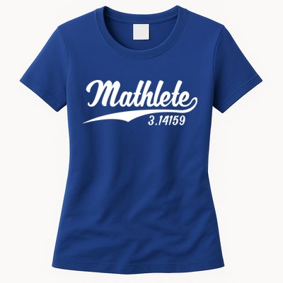 Mathlete 3 14159 Math Pi Day Mathematics Teacher Geek Nerd Cool Gift Womens T-Shirt