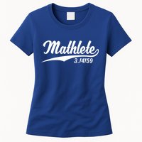 Mathlete 3 14159 Math Pi Day Mathematics Teacher Geek Nerd Cool Gift Womens T-Shirt