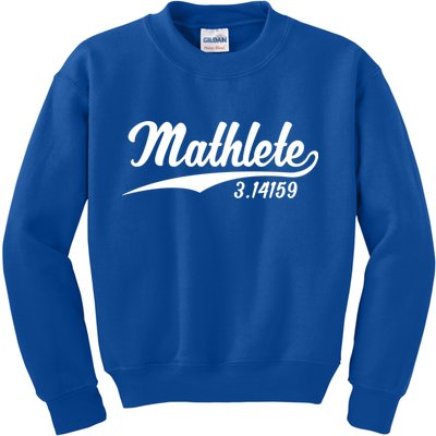 Mathlete 3 14159 Math Pi Day Mathematics Teacher Geek Nerd Cool Gift Kids Sweatshirt
