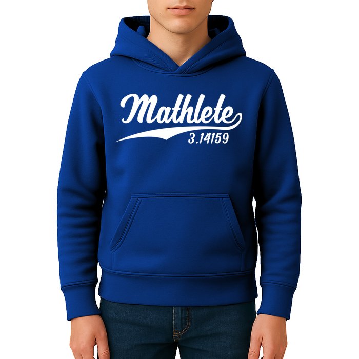 Mathlete 3 14159 Math Pi Day Mathematics Teacher Geek Nerd Cool Gift Kids Hoodie