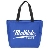 Mathlete 3 14159 Math Pi Day Mathematics Teacher Geek Nerd Cool Gift Zip Tote Bag