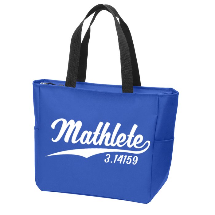 Mathlete 3 14159 Math Pi Day Mathematics Teacher Geek Nerd Cool Gift Zip Tote Bag