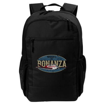 Model 35 Bonanza Since 1945 Retro Vintage Airplane Pilot Backpack