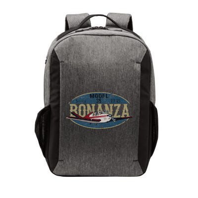 Model 35 Bonanza Since 1945 Retro Vintage Airplane Pilot Vector Backpack