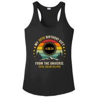 My 30th Birthday From The Universe Total Solar Eclipse 2024 Ladies PosiCharge Competitor Racerback Tank