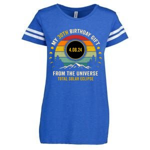 My 30th Birthday From The Universe Total Solar Eclipse 2024 Enza Ladies Jersey Football T-Shirt