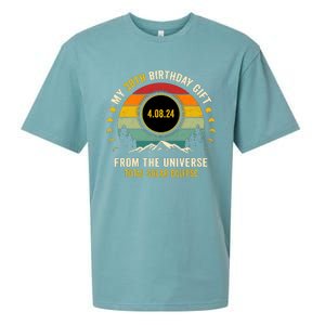 My 30th Birthday From The Universe Total Solar Eclipse 2024 Sueded Cloud Jersey T-Shirt