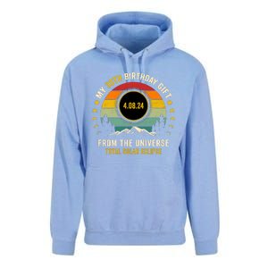 My 30th Birthday From The Universe Total Solar Eclipse 2024 Unisex Surf Hoodie