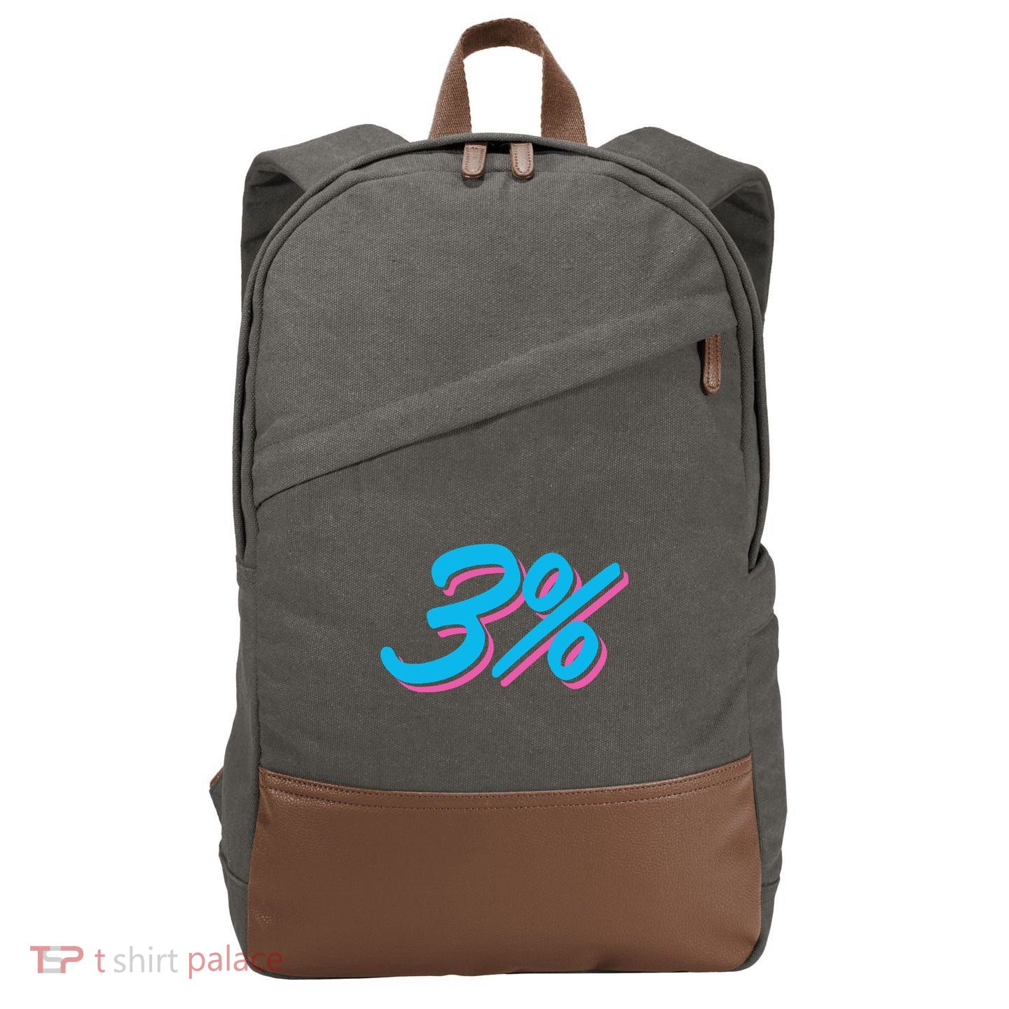 Miami 3% Chance Cotton Canvas Backpack