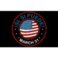 March 31 Public Holiday Pride Si Se Puede Cesar Chavez Bumper Sticker