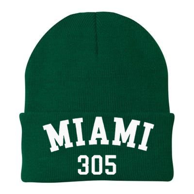 Miami 305 USA American College Font Knit Cap Winter Beanie