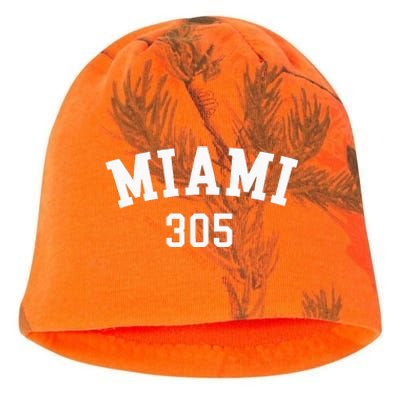 Miami 305 USA American College Font Kati - Camo Knit Beanie