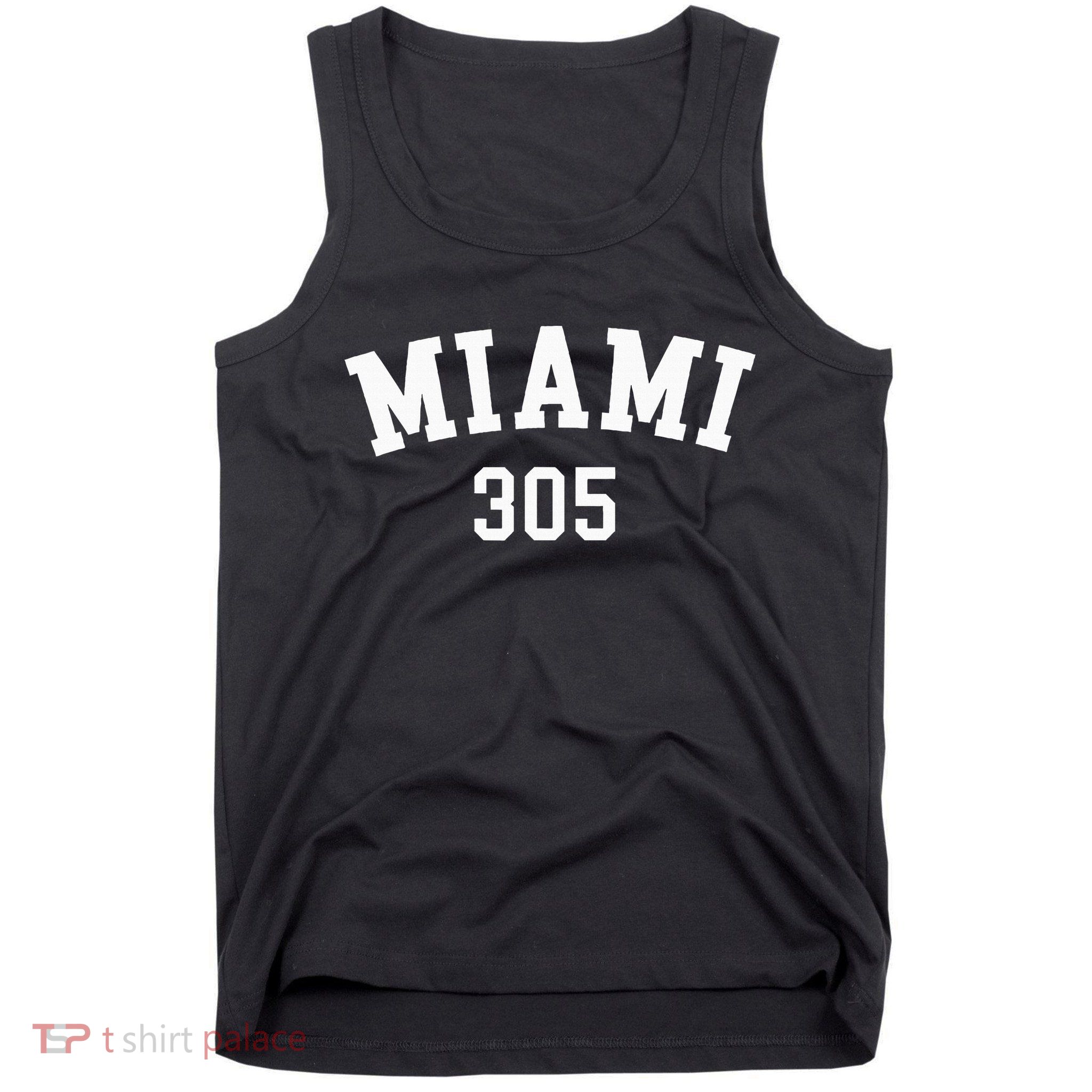 Miami 305 Usa American College Font Tank Top