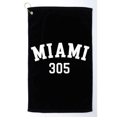 Miami 305 Usa American College Font Golf Towel