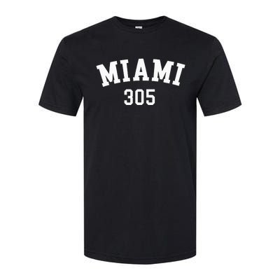 Miami 305 Usa American College Font Softstyle CVC T-Shirt