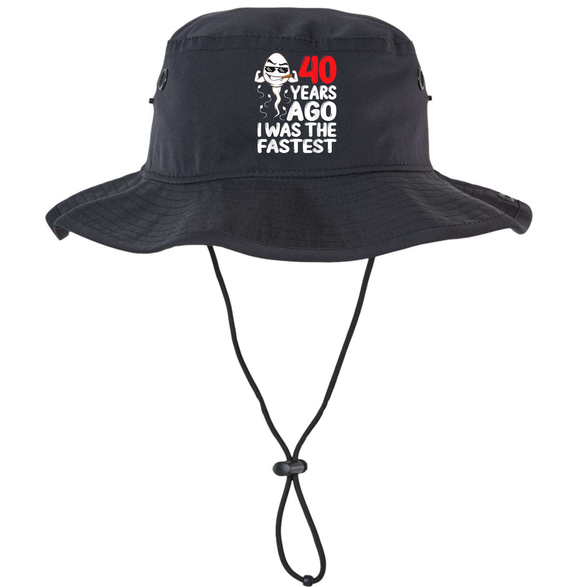 m.e.ns 40th Birthday Gag dress 40 Years Ago I Was The Fastest Funny Bucket Hat