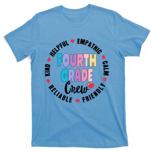 Matching 4Th Fourth Grade Crew Teacher Squad Back To School Gift T-Shirt